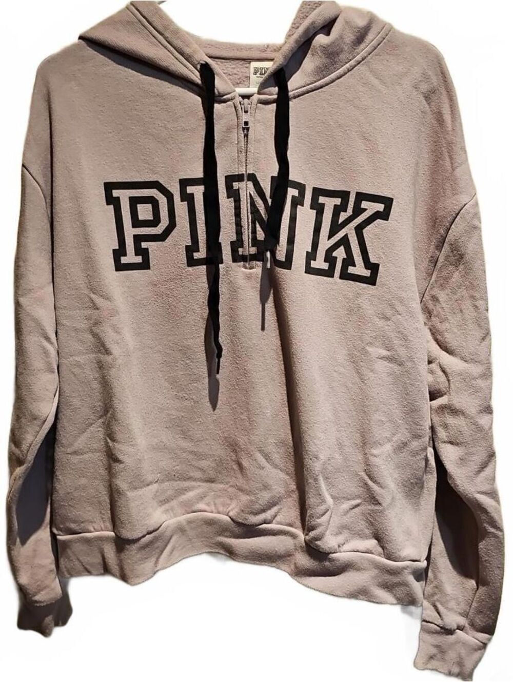 Pink By Victoria's Secret Everyday Lounge Perfect Half Zip Hoodie Size L